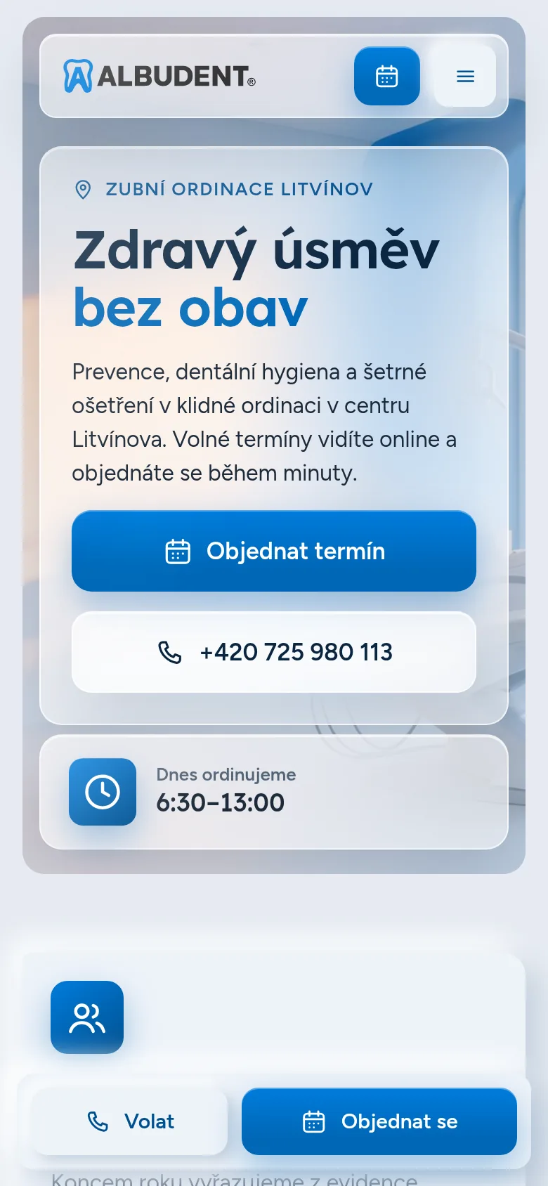 Web na mobilu